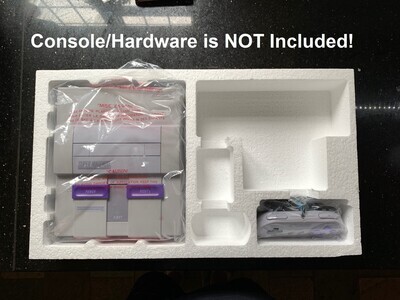 Nintendo SNES "Narrow" Polystyrene Tray