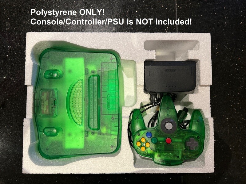 POLY for Nintendo 64 USA Funtastic Polystyrene Internal Console Tray With Hole