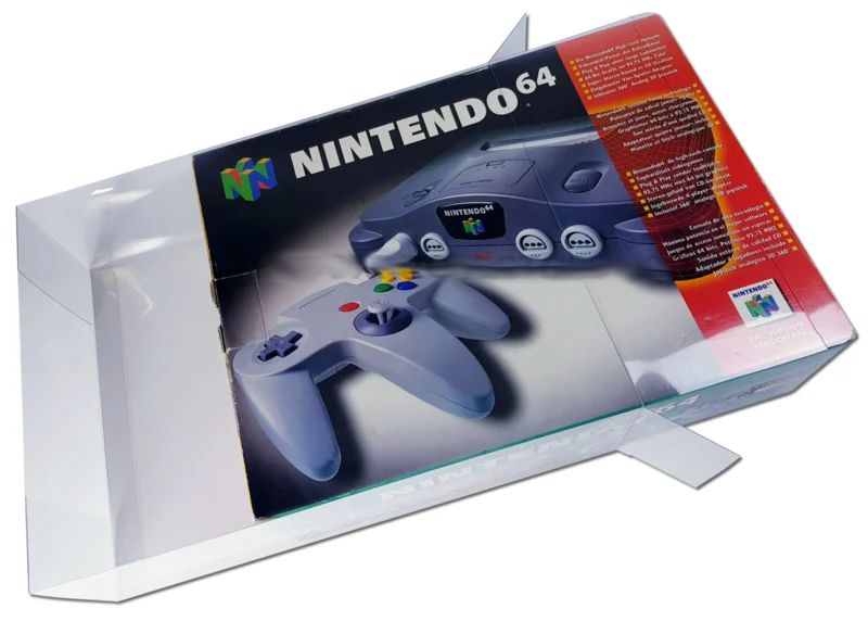 PET Plastic Box Protector / Display Case for NINTENDO 64 Standard / Funtastic