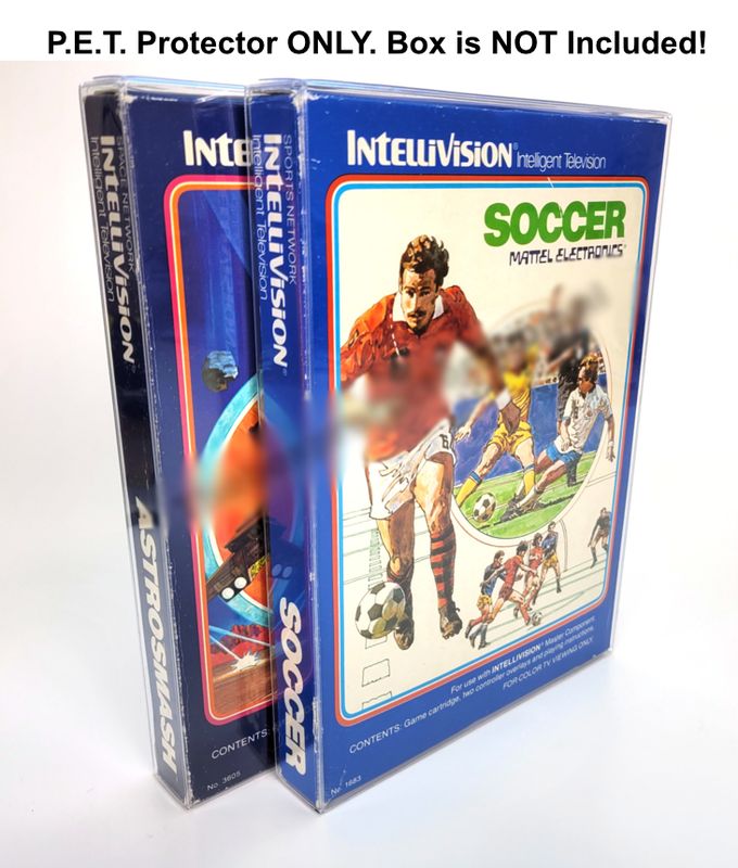 PET Plastic Box Protector / Display Case for Intellivision Games
