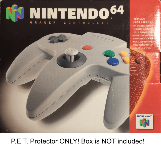 PET Plastic Box Protector / Display Case for NINTENDO 64 Controller