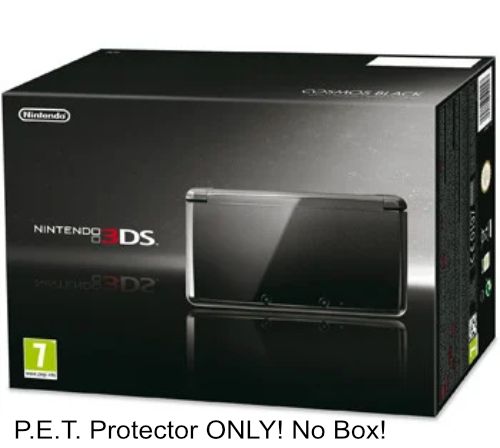PET Plastic Box Protector / Display Case for NINTENDO 3DS