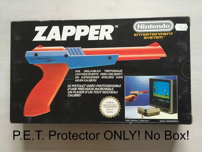 PET Plastic Box Protector / Display Case for NINTENDO NES Zapper