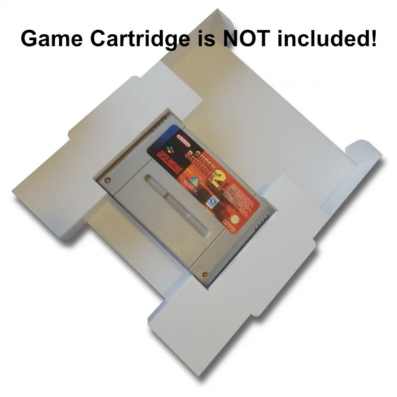 INSERT for Nintendo SNES Big Box Games