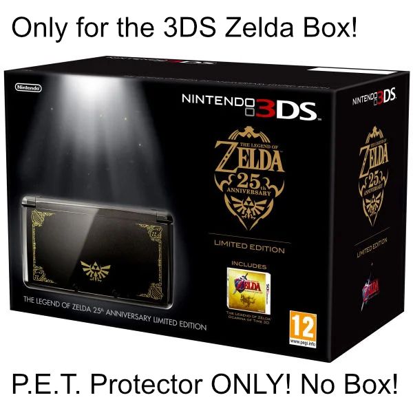 PET Plastic Box Protector / Display Case for NINTENDO 3DS Zelda