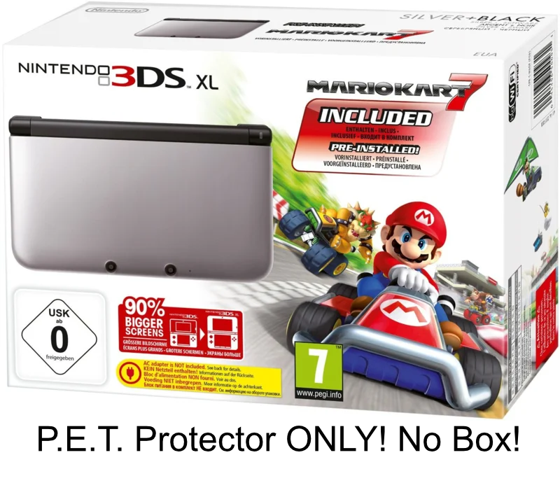 PET Plastic Box Protector / Display Case for NINTENDO 3DS XL