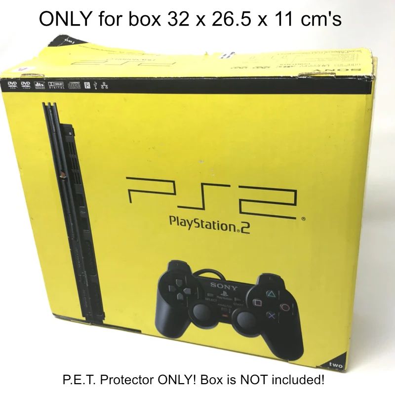 PET Plastic Box Protector / Display Case for SONY PS2 Slim Box 11