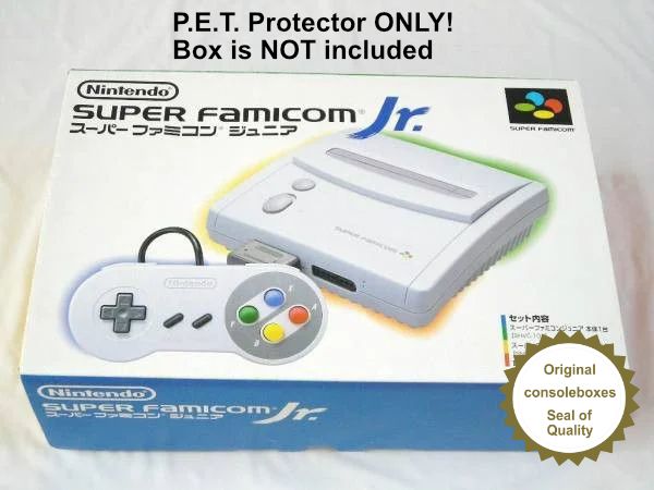 PET Plastic Box Protector / Display Case for NINTENDO Super Famicom Jr