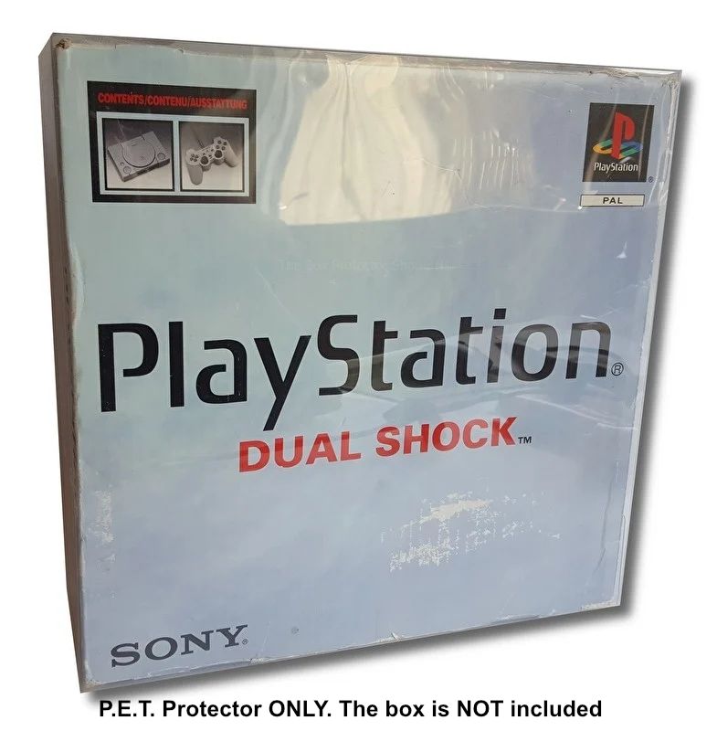 PET Plastic Box Protector / Display Case for SONY PS1 / PSX