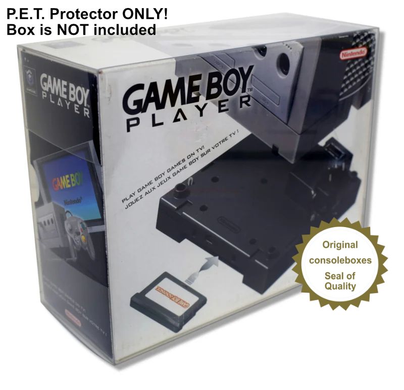 PET Plastic Box Protector / Display Case for NINTENDO Gamecube GameBoy Player