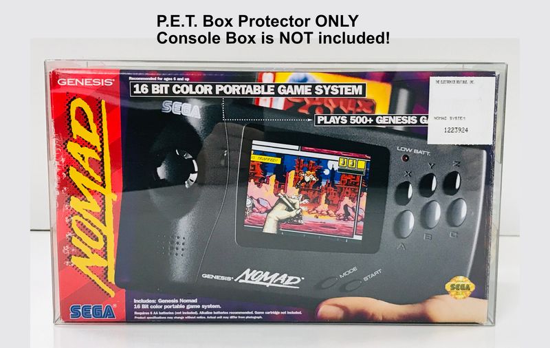 PET Plastic Box Protector / Display Case for SEGA Nomad