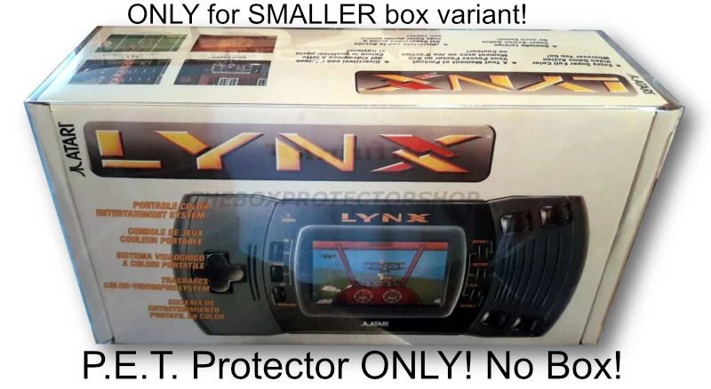 PET Plastic Box Protector / Display Case for ATARI Lynx 2