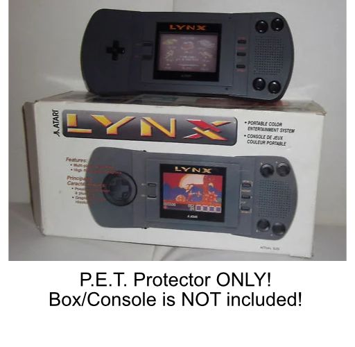 PET Plastic Box Protector / Display Case for ATARI Lynx