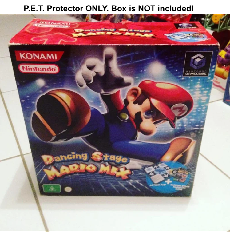 PET Plastic Box Protector / Display Case for NINTENDO Mario Mix Dancing Stage