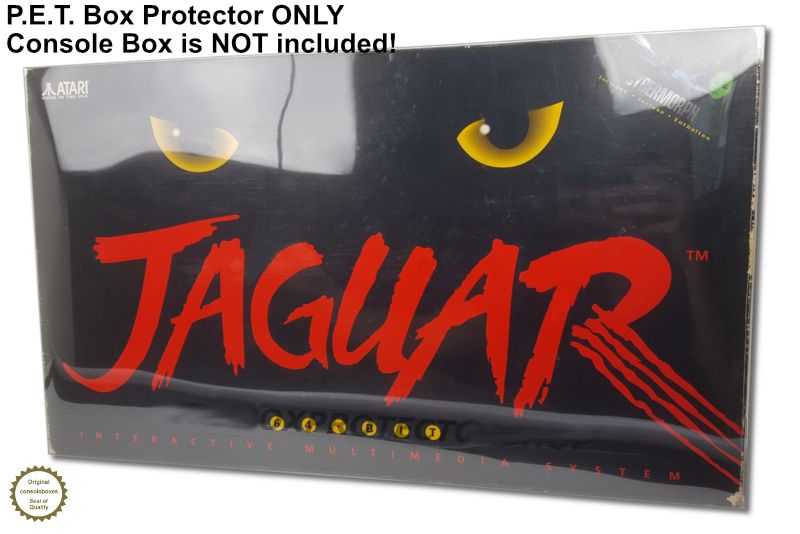PET Plastic Box Protector / Display Case for ATARI Jaguar