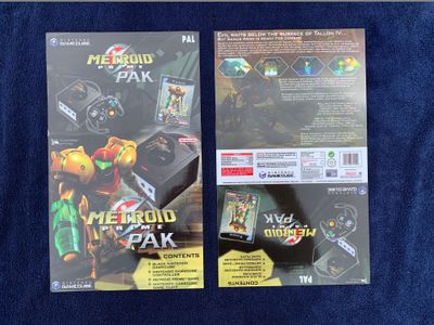 SLEEVE - Nintendo Gamecube Sleeve Metroid Prime Pak Box Slip Cover