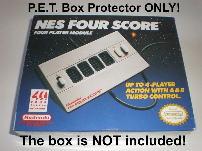 Plastic Box Protector / Display Case for Nintendo NES Four Score Controller