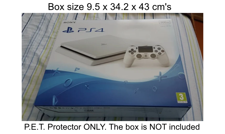 PET Plastic Box Protector for Playstation PS4 Slim Console Box