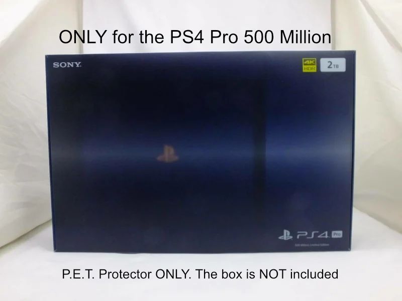 PET Plastic Box Protector for Playstation PS4 500 Million Console Box