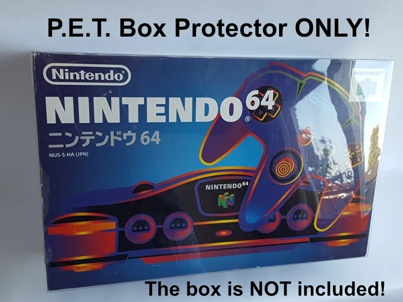 PET Plastic Box Protector / Display Case for NINTENDO 64 JAPAN