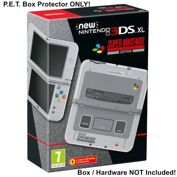 PET Plastic Box Protector / Display Case for NINTENDO &quot;New&quot; 3DSXL Console Box
