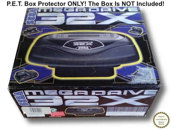 PET Plastic Box Protector / Display Case for Sega 32X Console Box