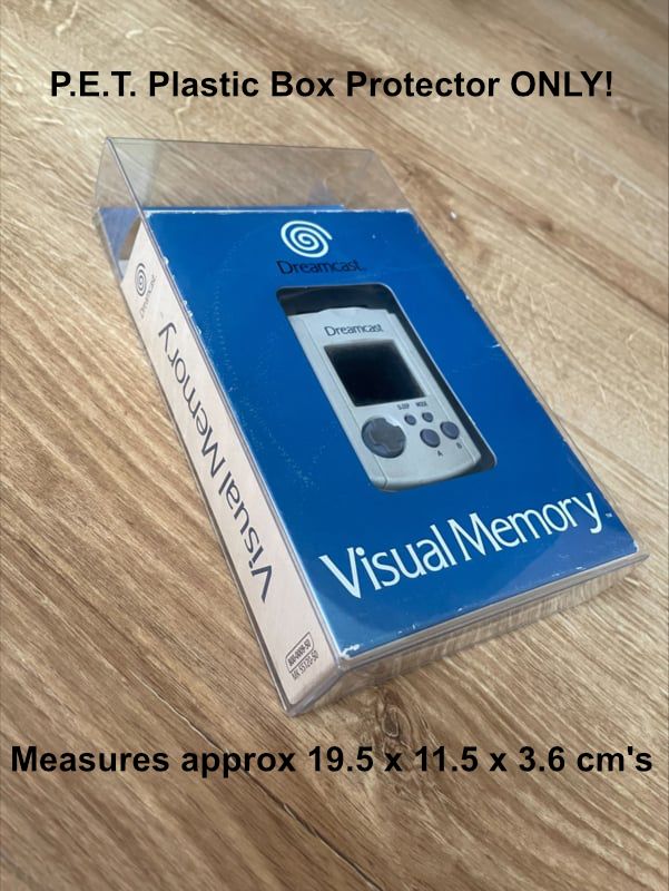 PET Plastic Box Protector / Display Case for Sega Dreamcast Visual Memory