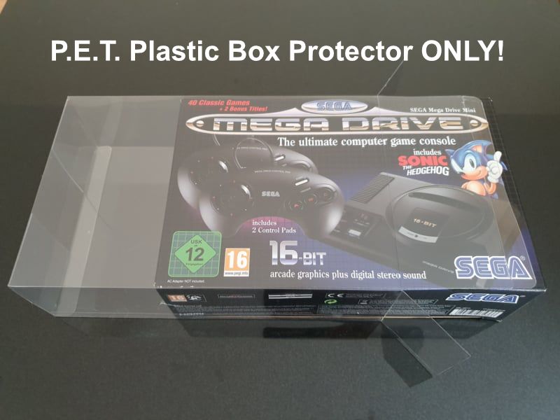 PET Plastic Box Protector / Display Case for Sega Megadrive 1 Mini