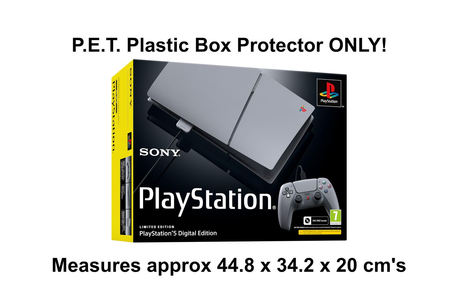 PET Plastic Box Protector for Playstation PS5 30th Edition Console Box