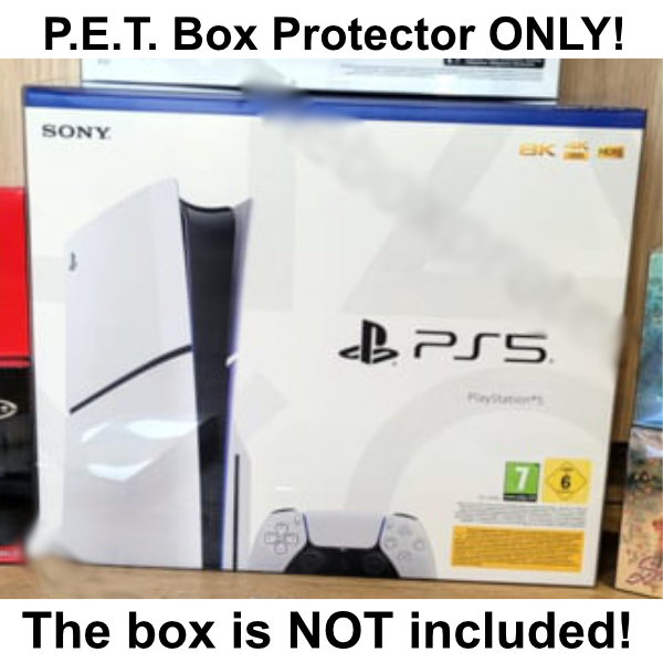 PET Plastic Box Protector for Playstation PS5 Slim Console Box