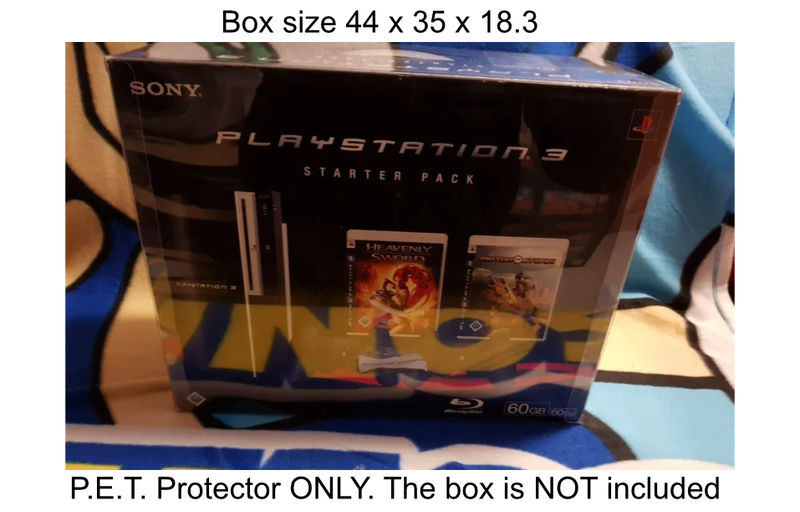 PET Plastic Box Protector / Display Case for SONY PS3 Phat 18