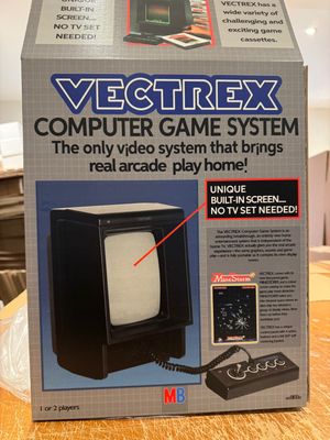 BOX - Vectrex Console Box MB Games (English)