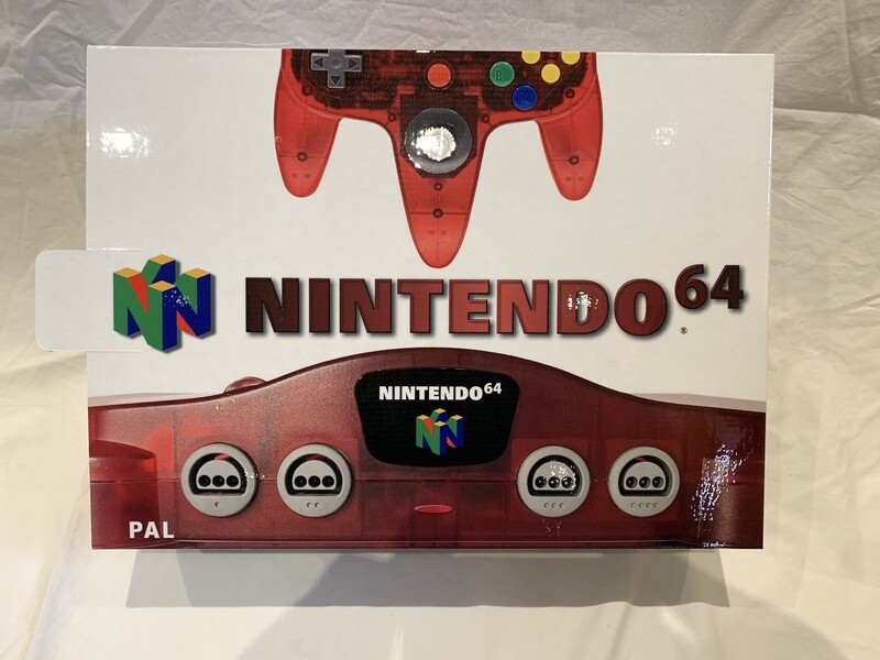 BOX - Nintendo 64 Funtastic Watermelon Red Console Box