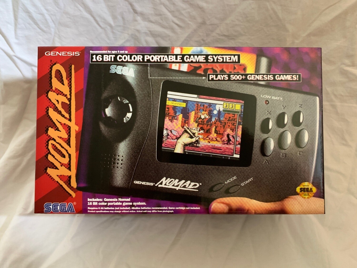 BOX - B-Grade - Sega Nomad Console Box with optional Insert/Bag/Protector
