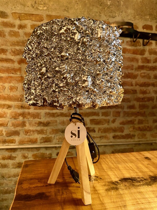 Silver Oasis Table Lamp
