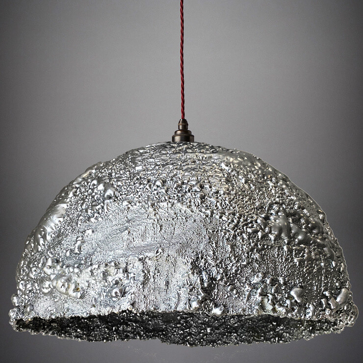 Silver Nugget Lamp Shades