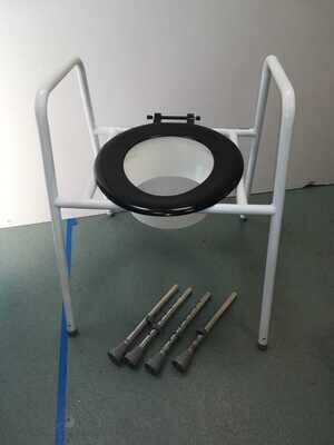 Toilet Support Frame with Seat