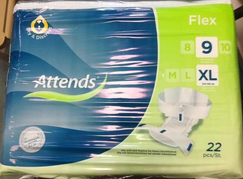 Attends Flex No9 XL Incontinence Pads