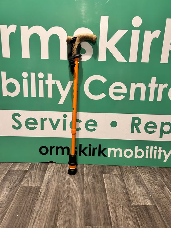 Flexyfoot Cork Derby Handle Black Telescopic Walking Stick