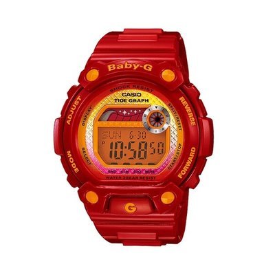 Casio Digital Baby-G BLX-100-4D Tide Graph, Crosscheck Face Reflects Light, Flash Alert Alarm, 200M WR