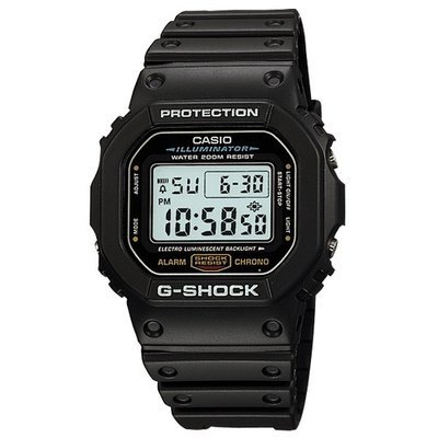 Casio Top Seller Digital G-Shock - DW-5600E-1V,  EL Backlight, Tough, Rugged, Fashionable, 200M WR