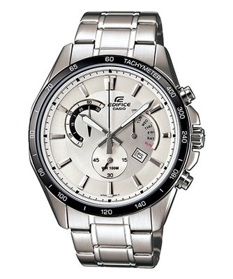 Casio Edifice Chronograph EFR-510D-7AV - Tachymeter, Retrograde, Date display, 100M WR