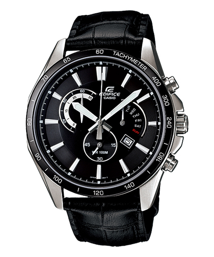 Casio Edifice Chronograph EFR-510L-1AV - Tachymeter, Retrograde, Date display, 100M WR