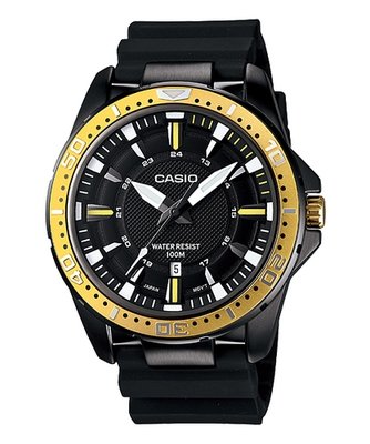 Casio Analog-Men&#39;s MTD-1072-9AV - Diver Look, Anti-reverse bezel, 100M WR
