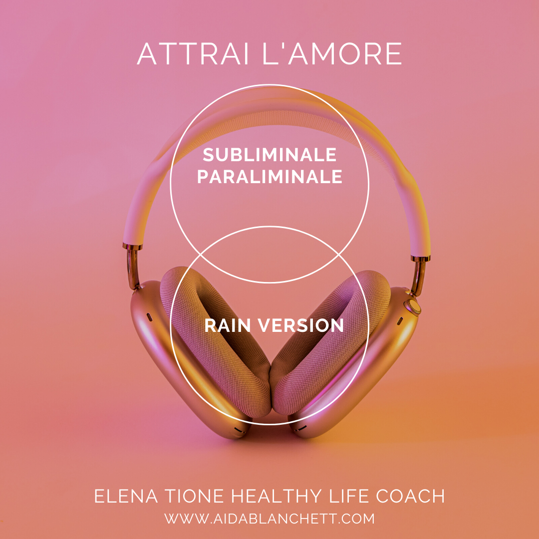 ATTRAI L&#39;AMORE | Subliminale Paraliminale (sfondo pioggia) | audiofile mp3