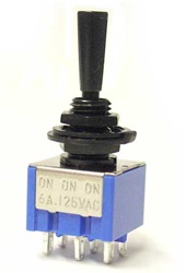 Black on-on-on Trisound mini switch