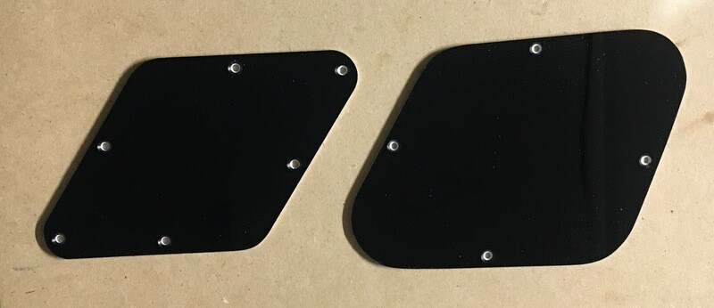 Ibanez, Greco etc four and six screw control covers 2350, 2351, 59er deluxe, AR50, etc