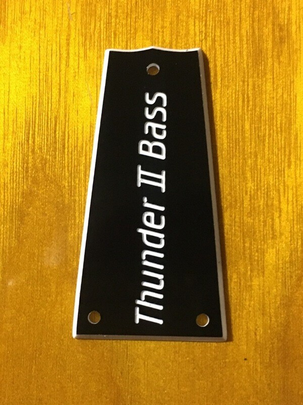 Westone Thunder II Bass Truss Rod Cover