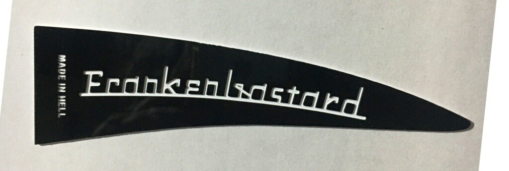 Frankenbastard  Truss Rod Cover