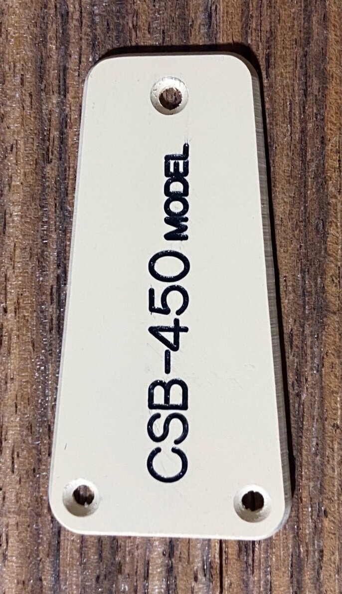 Aria CSB-450 Bass Truss Rod Cover